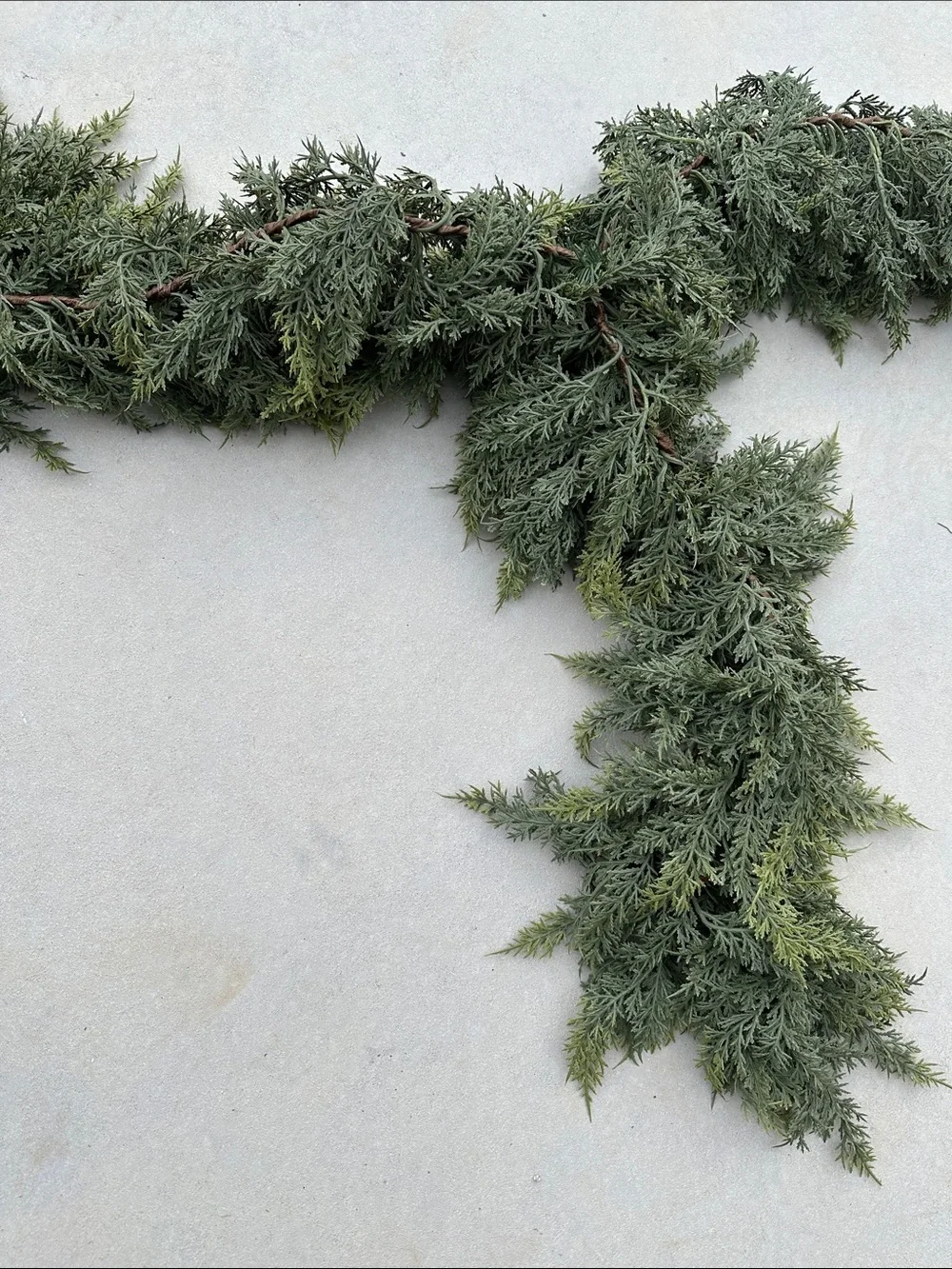 Long Artificial Evergreen Holiday Garland - Green - viral garland